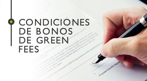 Condiciones de un bono de Golf